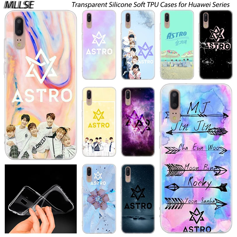 Горячий KPOP ASTRO Мягкий силиконовый чехол для Huawei P30 P20 P10 P9 P8 Lite 2017 Pro Mini P Smart 2019 Plus