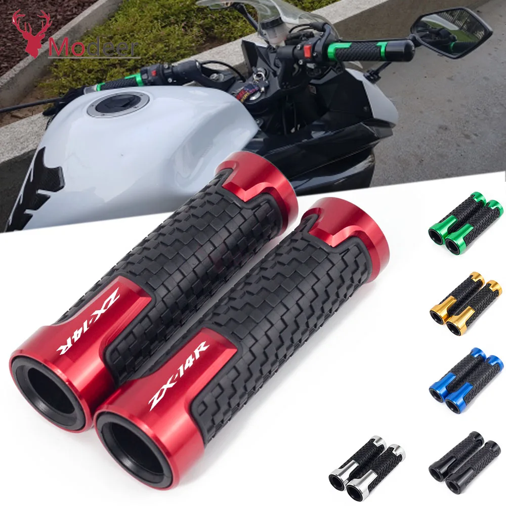 Мотоциклетные ручки Нескользящие резиновые наконечники стержня 7/8 дюйма 22 мм 24