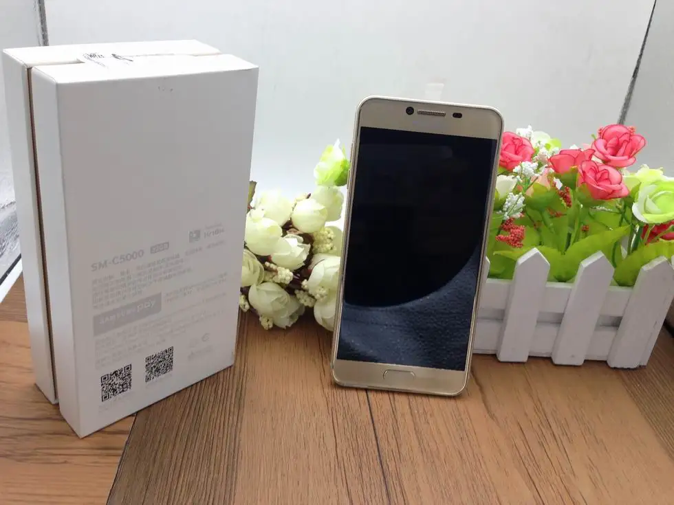 Смартфон samsung Galaxy C5 C5000 4G LTE Super AMOLED 5,2 дюймов, Восьмиядерный процессор Snapdragon 617, камера 16 МП, сотовый телефон