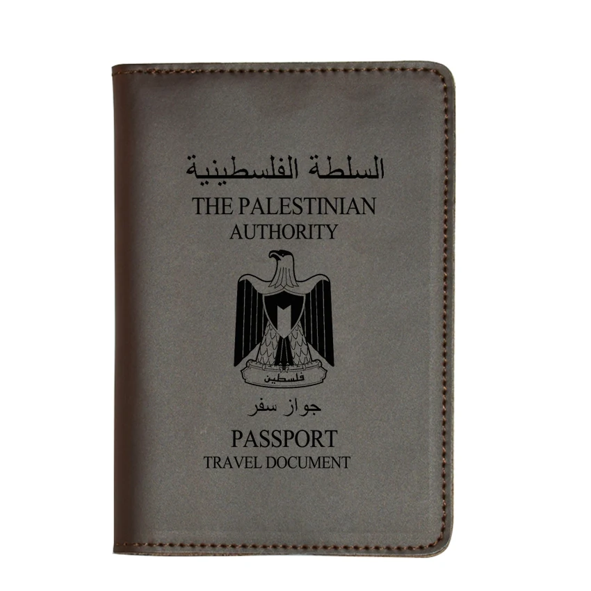 Обложка для паспорта Palestine простая кожаная обложка загранпаспорта загранпаспорт