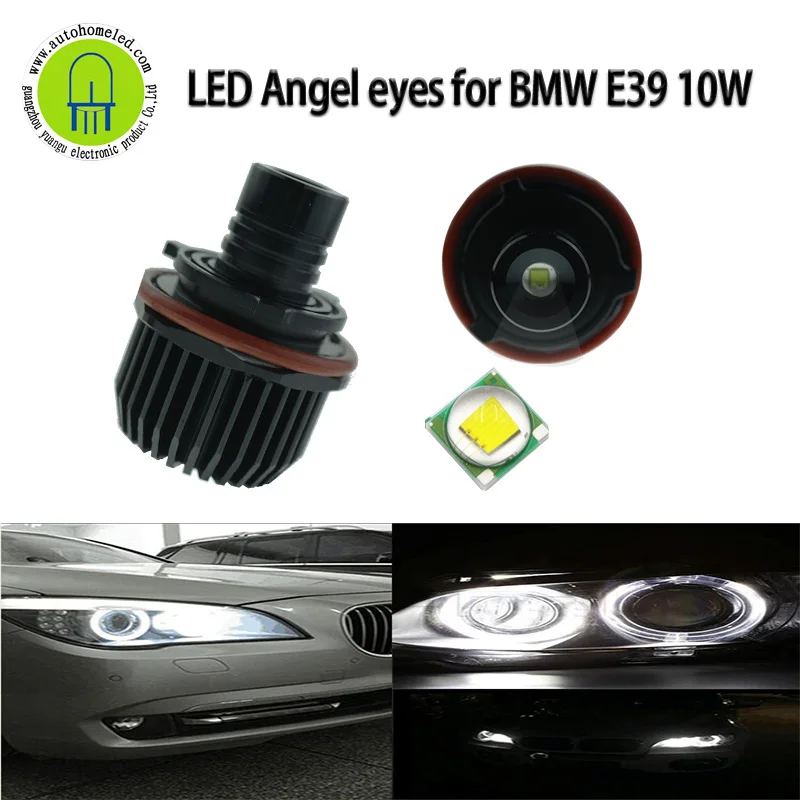 Светодиодный светильник Angel Eyes E39 E87 10 Вт с двойным водонепроницаемым корпусом для