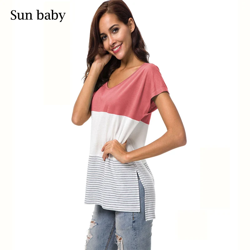 Одежда для беременных Sunbaby Модная одежда с вышивкой кормящих мам T0301 | Мать и