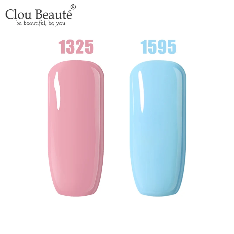 Clou Beaute Гель-лак для ногтей 10 мл УФ светодиодный полуперманентный лак Soak Off Gallak Гибридный гвоздь дизайн основа верхнее покрытие Гель-лак для ногтей - Цвет: 1325 1595