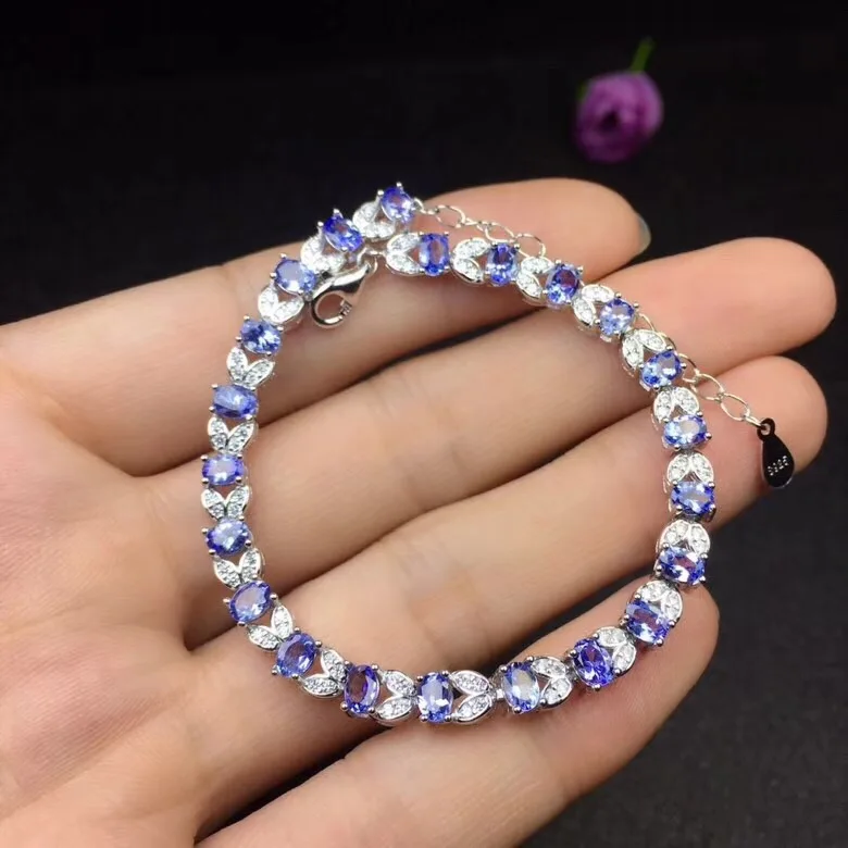 

Простой драгоценный камень, мульти стиль и натуральный браслет из Танзании можно настроить серебро 925 пробы.