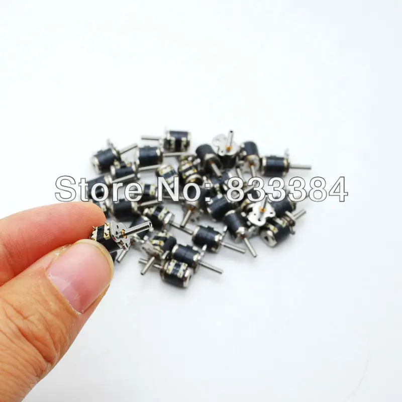 10 шт. 2 фазы 4 провода мини шаговый двигатель микро D6xH7mm с небольшой разделительной