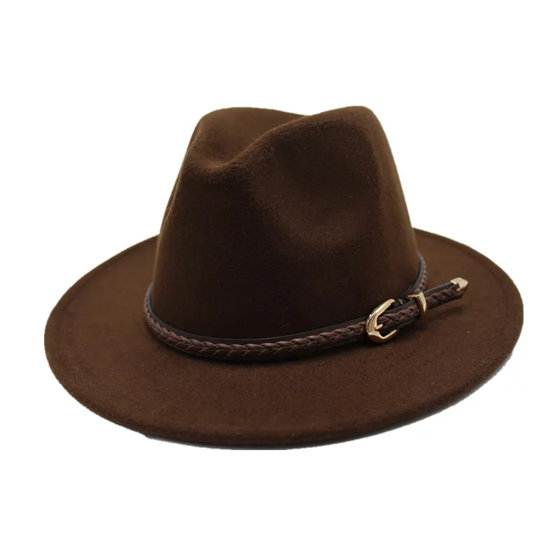 Осенне-зимняя мужская фетровая шляпа oZyc Классическая шерстяная sombrero