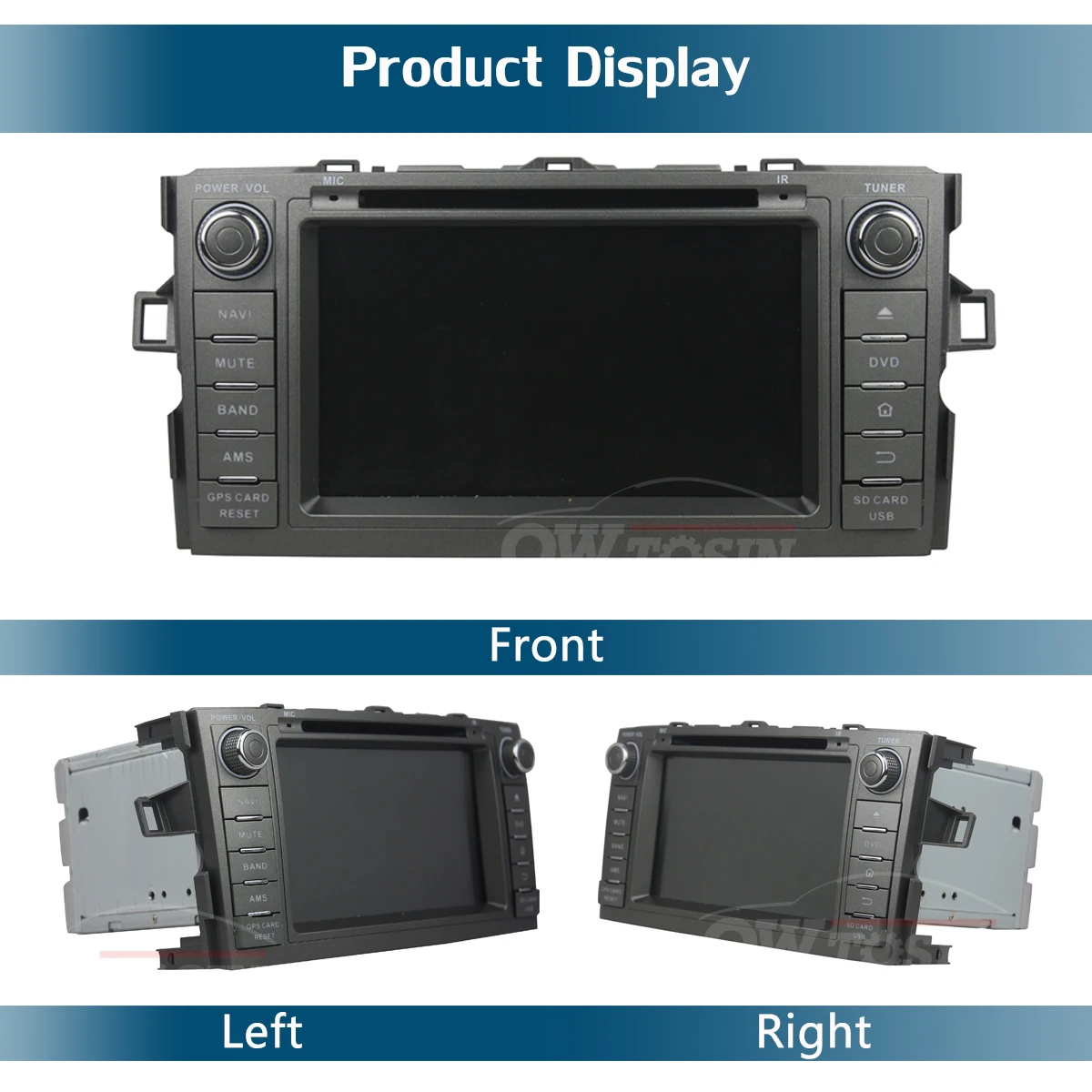 Автомагнитола с GPS Navi 7 &quotIPS 8 ядер 4 Гб ОЗУ + 64 ПЗУ Android 9 0 для Toyota Avensis 2009-2015 DSP CarPlay Parrot