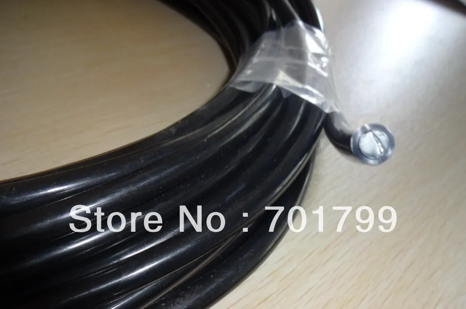 50 м/рулон света волоконно оптический с черной ПВХ крышкой внутренний диаметр 6 0