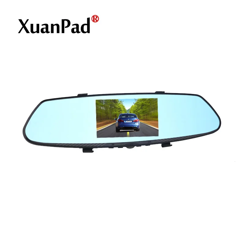 Xuanpad E Ace Автомобильный видеорегистратор Новатэк Авто Камера 4.3 дюймов IPS Зеркало