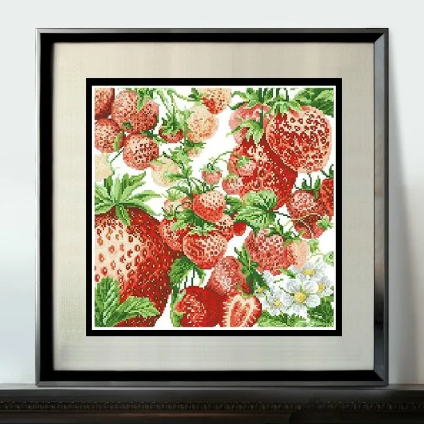 Посылка для вышивки крестиком 1 шт. новый роскошный набор фрукты клубника | Дом и