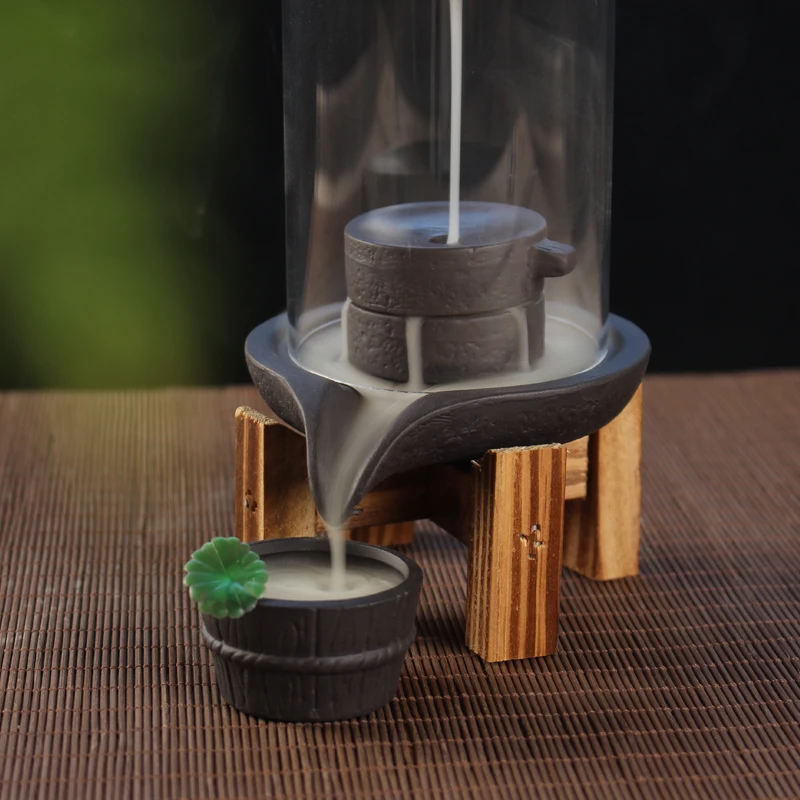 Курильница для благовоний Backflow с акриловым защитным покрытием керамическая