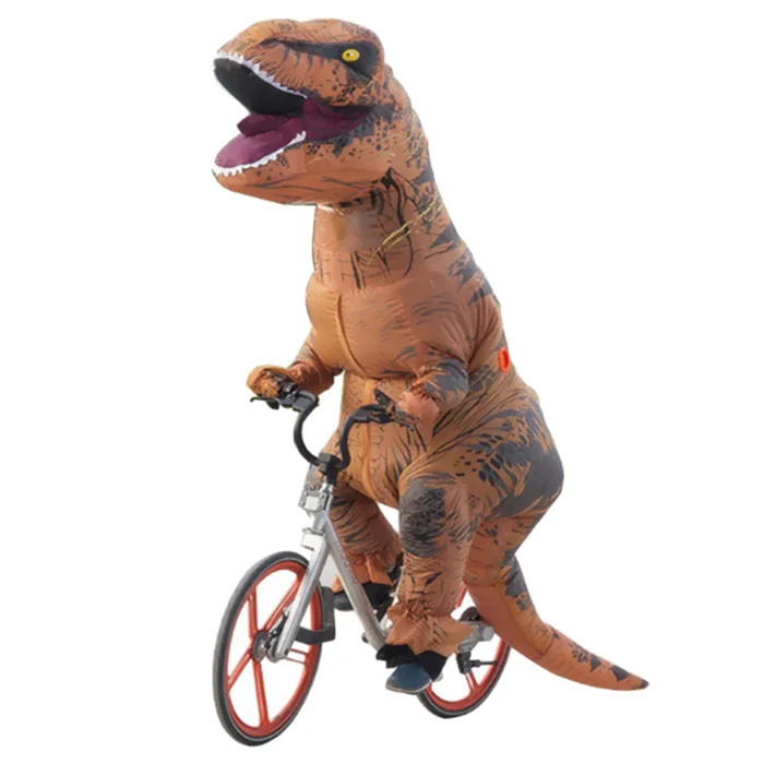 Детский Надувной Костюм T REX для взрослых костюм косплея на Хэллоуин динозавра карнавальный мужчин и