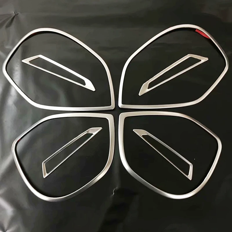 8 шт. накладки на автомобильные дверные колонки из нержавеющей стали для Opel Insignia