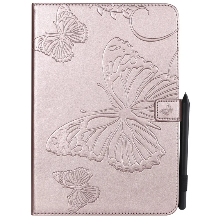 Rose Gold Wekays для samsung Tab A 9,7 T550 мультфильм бабочка кожаный чехол Funda для samsung Galaxy Tab A 9," T550 T555 чехол для планшета - Цвет: Rose Gold