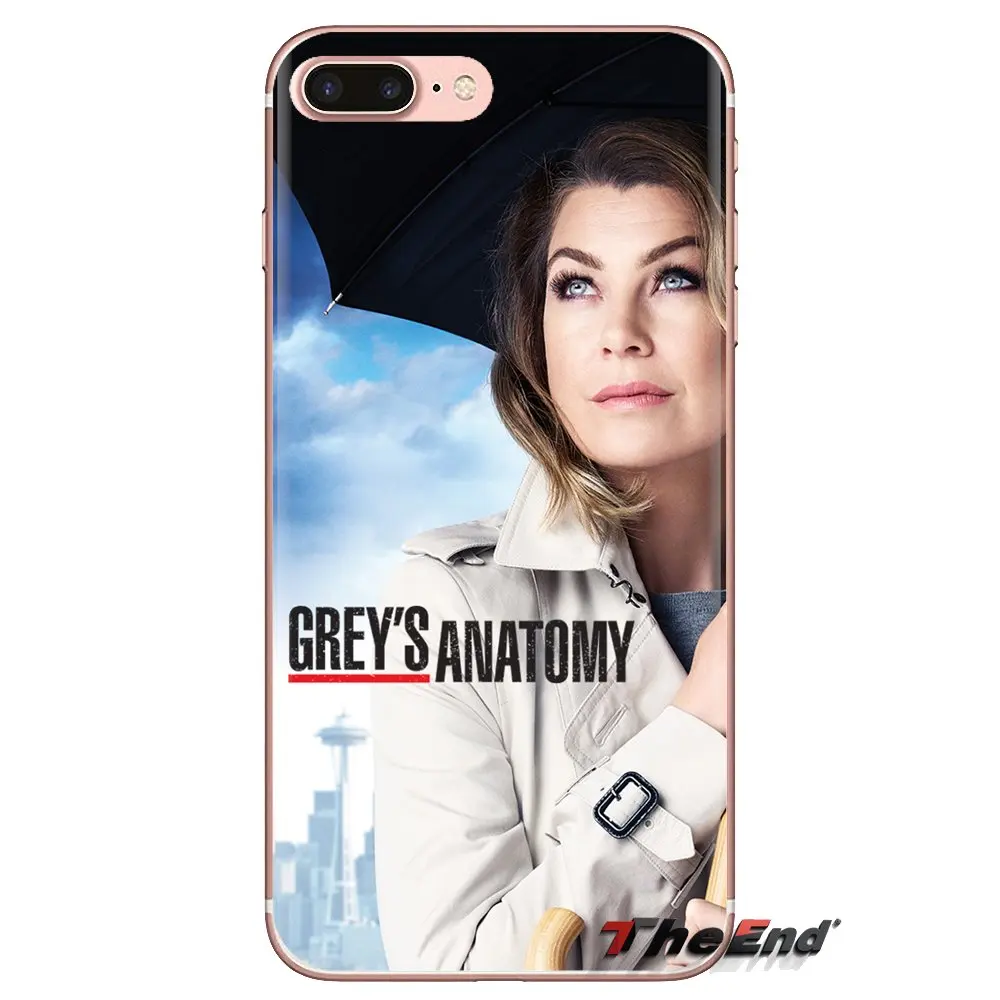 Soft Transparent Shell Cover For iPod Touch Apple iPhone 4 4S 5 5S SE 5C 6 6S 7 8 X XR XS Plus MAX Cartoon Greys Anatomy Collage |