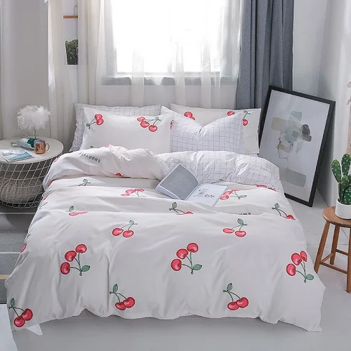 bedding set 10 Ультра мягкий пододеяльник, пододеяльник, простыня, подушка, shams, 3/4 шт., двойной, queen King size, постельный комплект, серый, белый, черный, розовый цвет - Цвет: bedding set 10