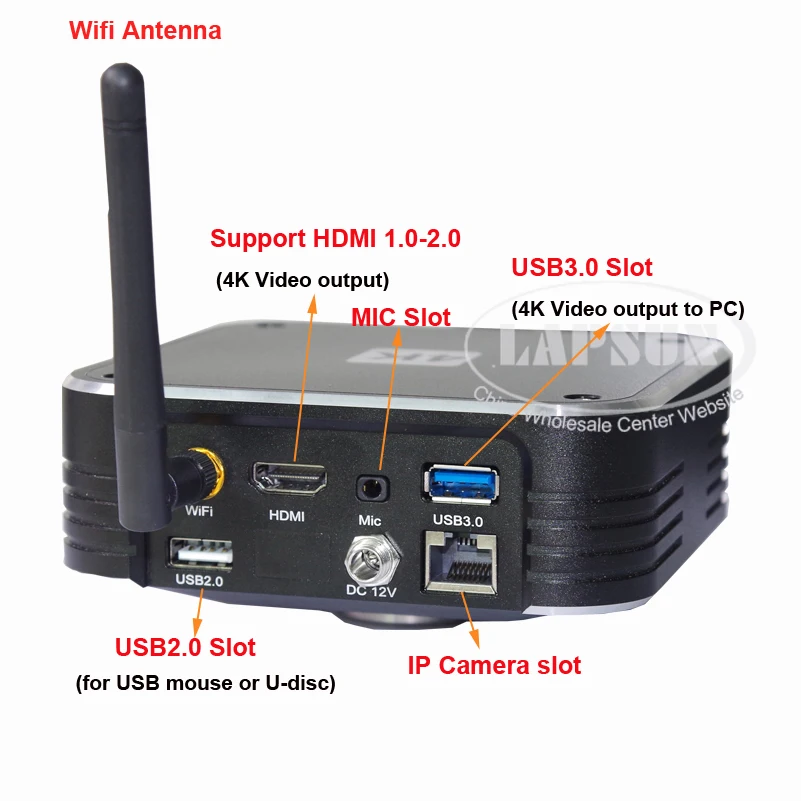 120 ГБ 1/1. " датчик 4K UHD HDMI FHD 5G WiFi 1080 p@ 60fps промышленный микроскоп цифровая видеокамера с-креплением