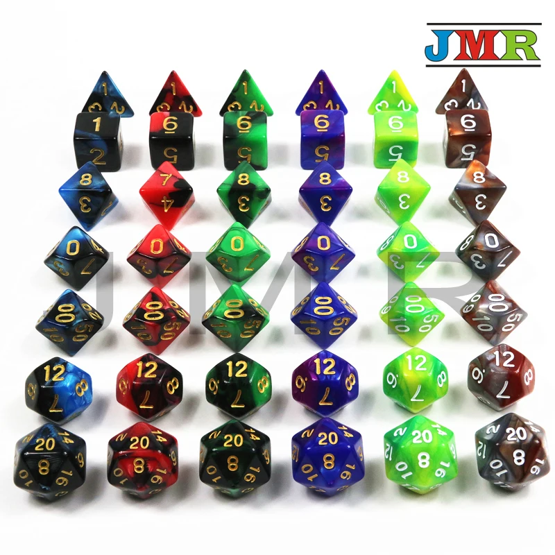 Лучшие продажи многогранные ролевые игры для DnD куб Rpg игральные кости | Спорт и