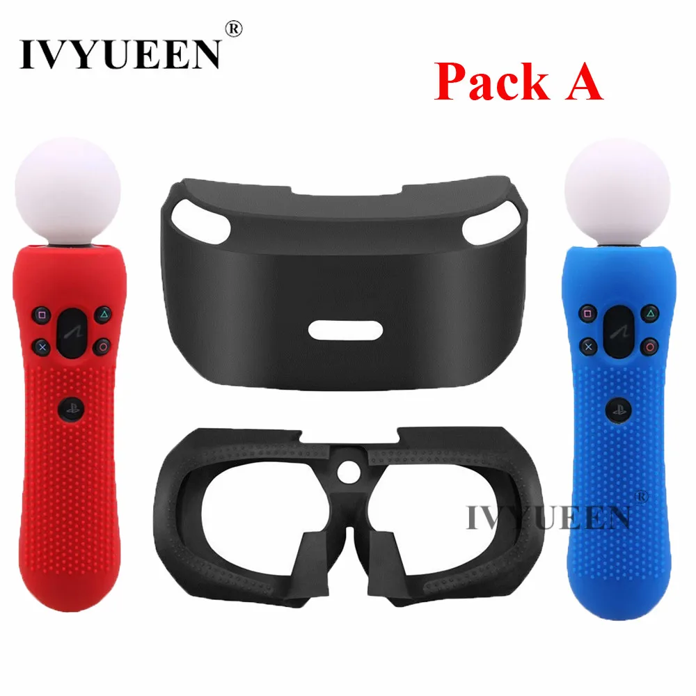 IVYUEEN для sony PSVR стеклянный защитный силиконовый чехол для playstation VR Move контроллер для PS VR гарнитура