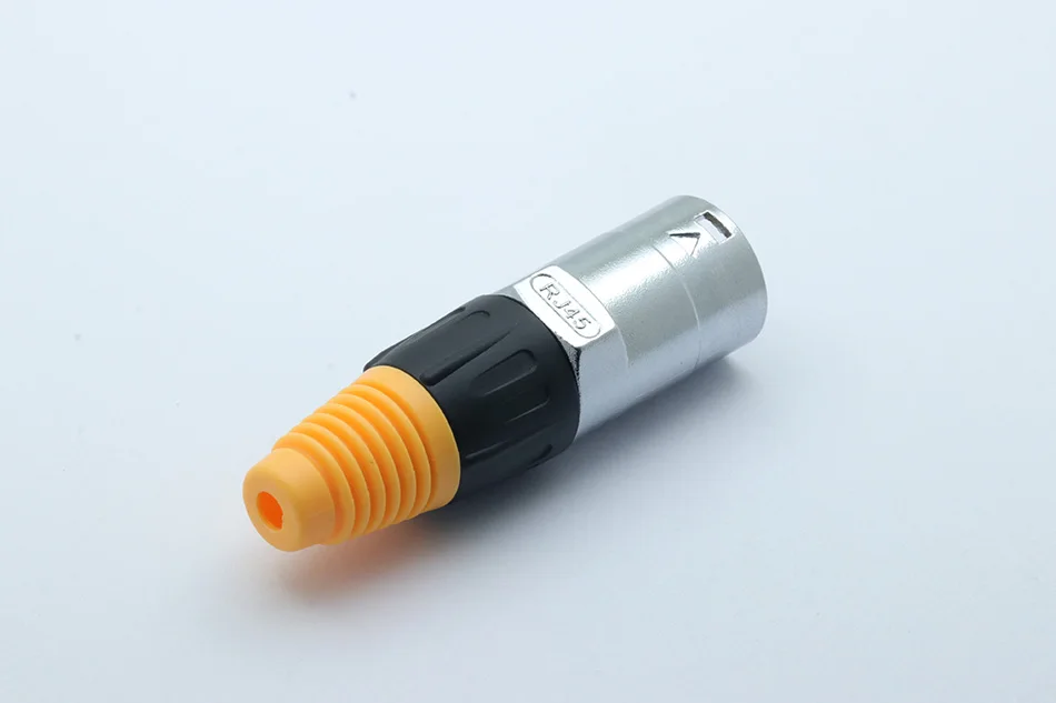 RJ45 разъем винт тип CAT5E водонепроницаемый разъем панель крепление Металл ethernet PCB сетевой разъем