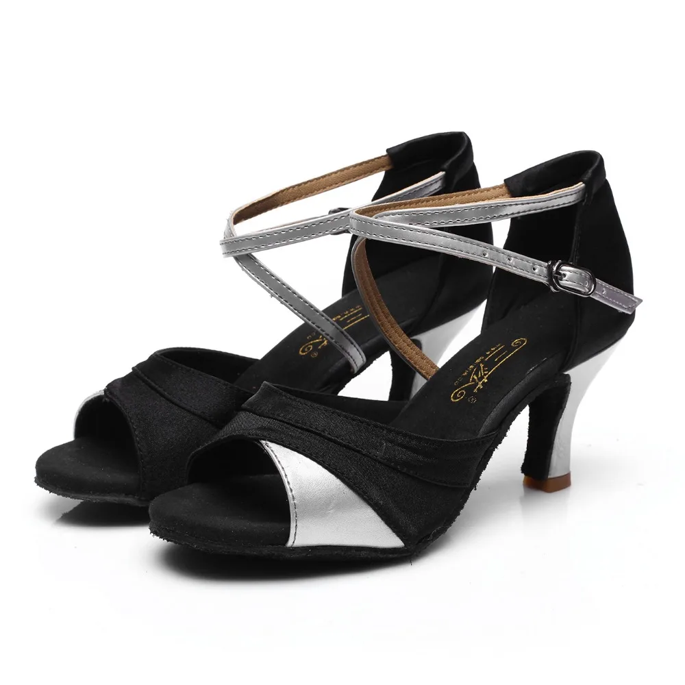 Бесплатная доставка модель детонации женская обувь для латинских танцев высокий