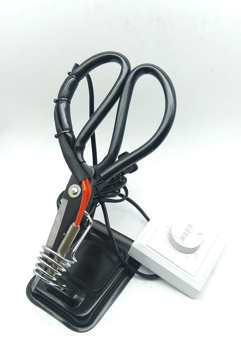 Новинка 1 шт. 220V 100W Электрический нагревательный портновские ножницы для ткани одежда из ткани, резка, Отопление Резак Регулируемый Температура