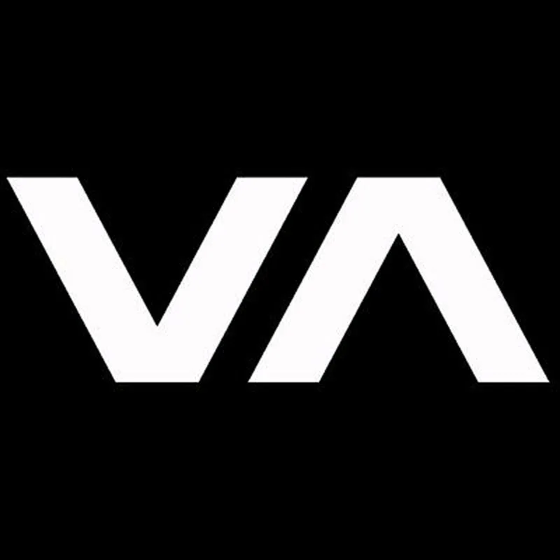 X 5 см VA CA Ruca для серфинга скейта Виниловая Наклейка Черная/серебряная