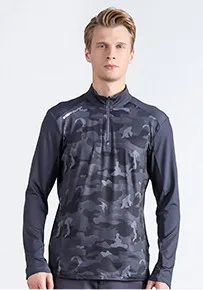 Men Gray TECTOP, новинка, брендовая футболка с длинным рукавом для мужчин и женщин, уличная камуфляжная быстросохнущая дышащая крутая летняя рубашка с длинным рукавом - Цвет: Men Gray