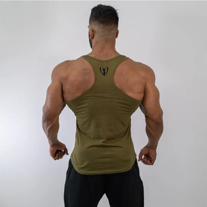 2019 Для мужчин s Фитнес мужские спортивные майки спортивная рубашка без рукавов