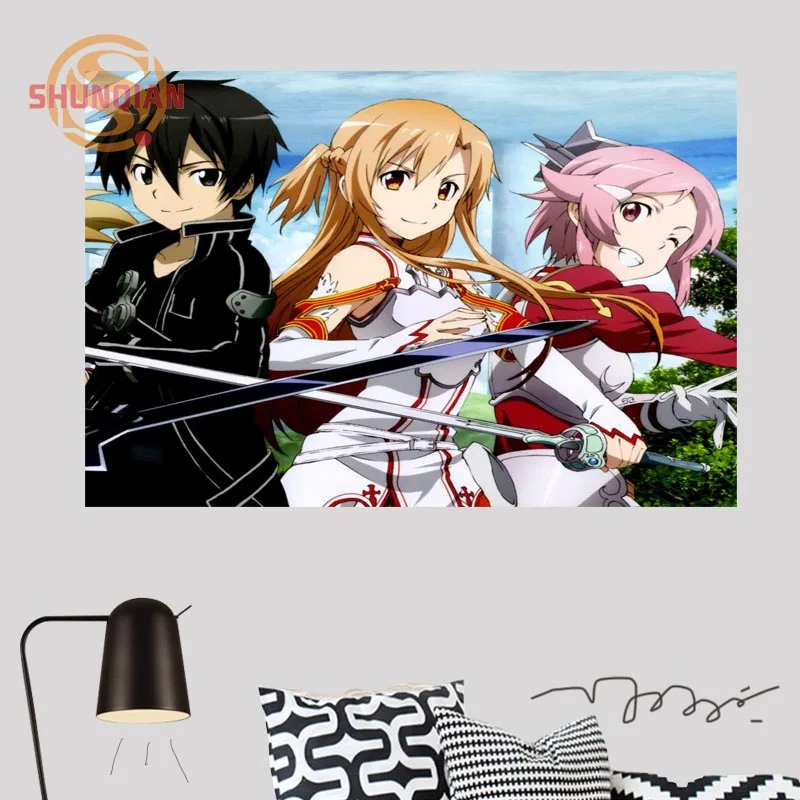 Декор для дома на заказ искусство меча в Интернете Холст Тканевый плакат постер