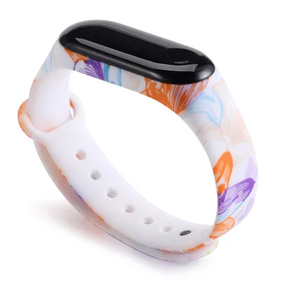 5 10 шт. ремешок на запястье для Xiaomi mi 4 ремня силиконовый браслет для Xiaomi mi band 3 умный браслет Сменные аксессуары - Цвет: 5