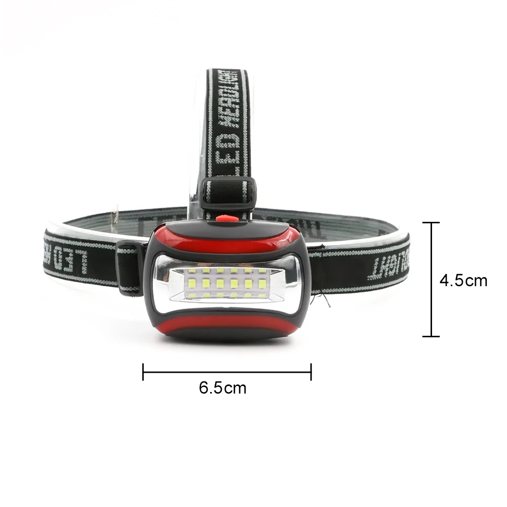 6 светодиодов фары мини головной светильник водонепроницаемый фонарик Открытый