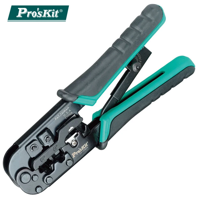 Pro'skit 1PK-396B длинноносые плоскогубцы из нержавеющей стали с зубами Острогубцы диагональю 5 дюймов с круглым носком 130 мм