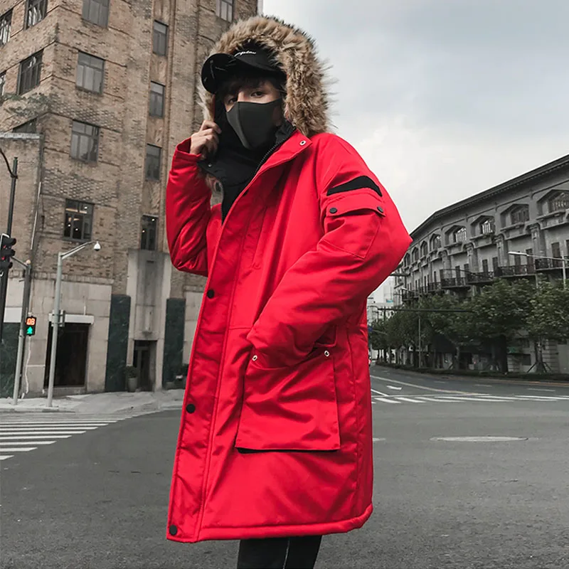2019 New Fashion Thick Coats Men Fur Jacket Winter Warm Overcoat Men's Male Parka | Мужская одежда