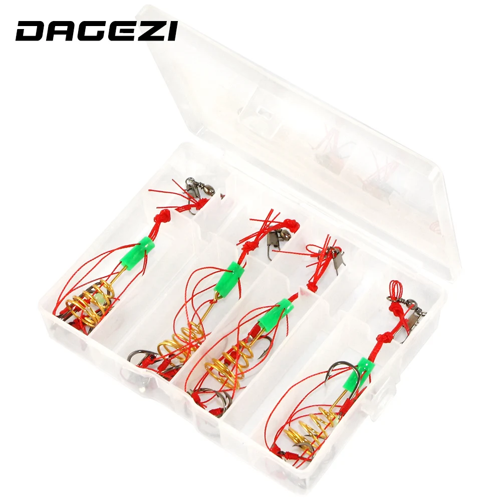 Высококачественный рыболовный крючок DAGEZI с острым рыболовным крючком из