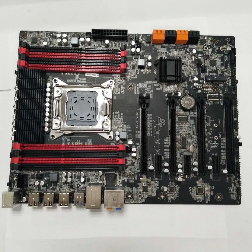 Настольная материнская плата X79Z-V161 EATX ECC LGA2011 SATA 3,0 USB 3,0 портами DDR3 128 ГБ памяти компьютерная материнская плата