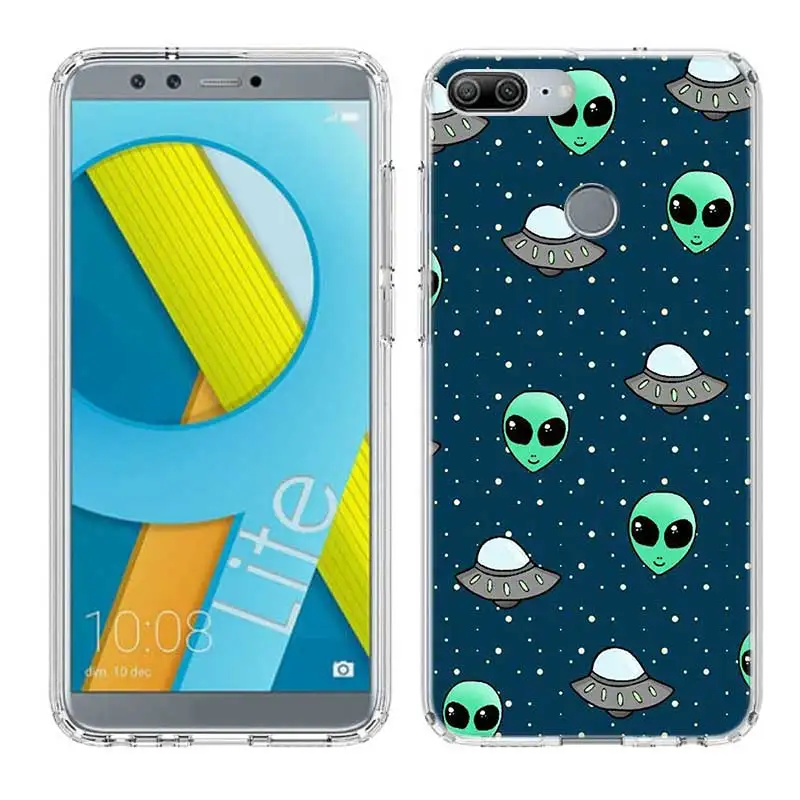 Alien Smoking Weed Fundas Silicon Phone Case For Huawei Honor 20 Pro 10 9 lite 8X 8A 20i 8C 8S V20 Y5 Y6 Y7 Y9 2019 Cover | Мобильные