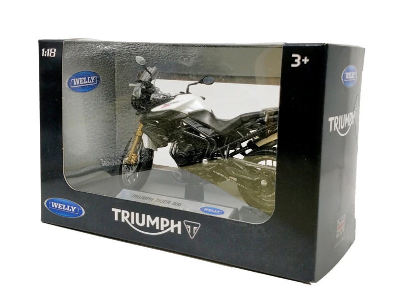 Литая мотоцикл Welly 1:18 Triumph Tiger 800| |