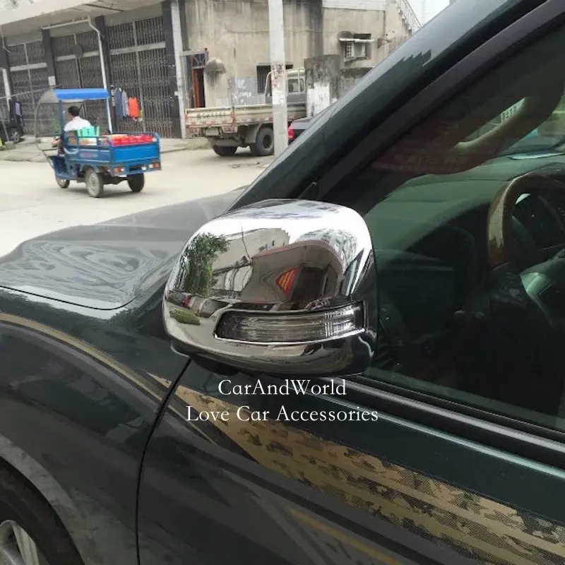 ABS Chrome Accessories For 2016 2017 Toyota Land Cruiser 200 Rear View Mirror Cover Side Molding Trim Decoration Car-Covers | Автомобили и