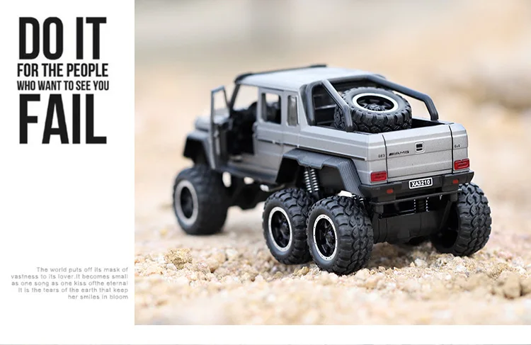 В коробке) Mercedes-Benz g63 G65 легкосплавная модель автомобиля Babs 6x6 моделирование SUV модель скутера