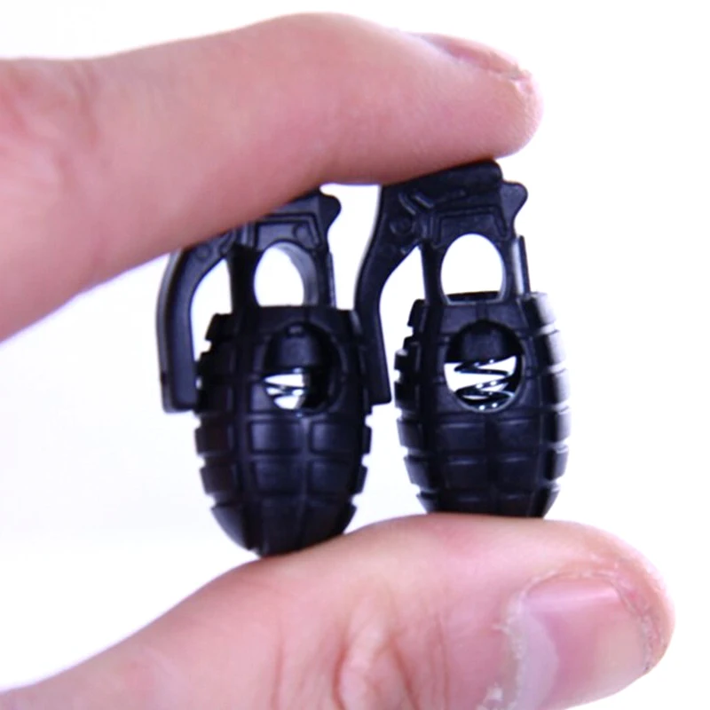 Горячая 10 шт./партия EDC gear тактические уличные походные ботинки обувь граната затягивание шнурка Нескользящая Пряжка шнурки пряжка зажим