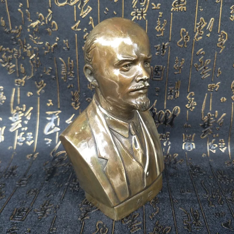 Ленин бюст советского лидера в. И. Ульянов статуэтки бронзовые ремесленники гостиной офисные украшения L3425