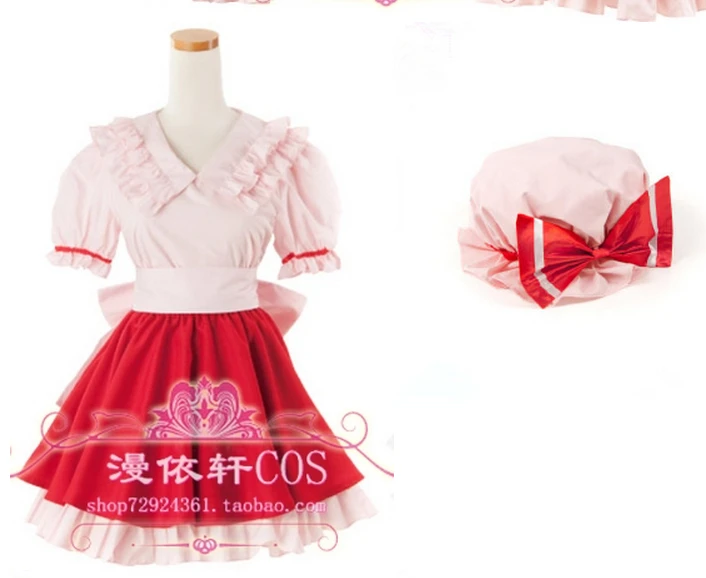 Костюм для косплея фландрид Алая Touhou Project индивидуальный комплект платьев |