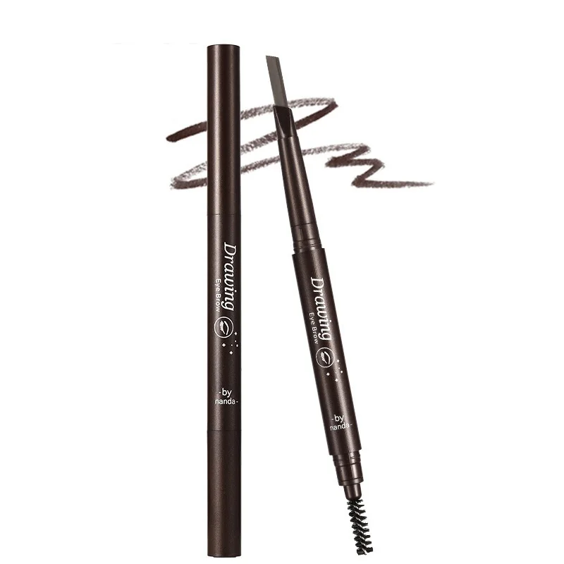 2018 1 шт. Eye Brow Pencil косметическая ручка дважды конец Водонепроницаемый подводки