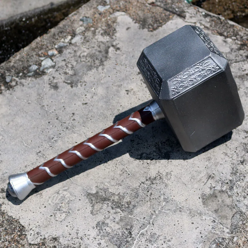 1:1 Тип Мстители эндшпиль Тор молот Капитан Америка Косплей Mjolnir Marvel супергерой оружие PU материал реквизит 44 см