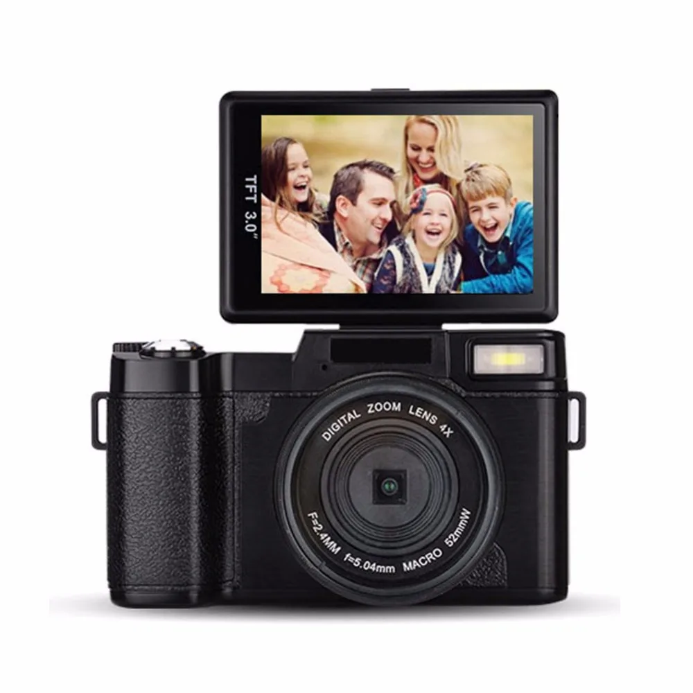 Full HD1920x1080 Dslr аналогичная цифровая камера Max 24MP мини с dslr вращающийся экран Сменный