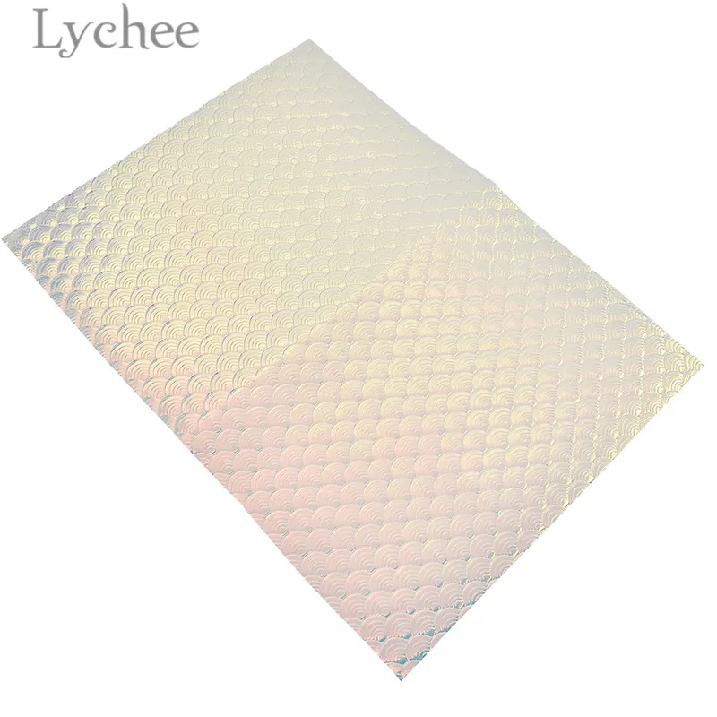 Lychee Life 21x29 см A4 Единорог блестящая искусственная ткань высокое качество