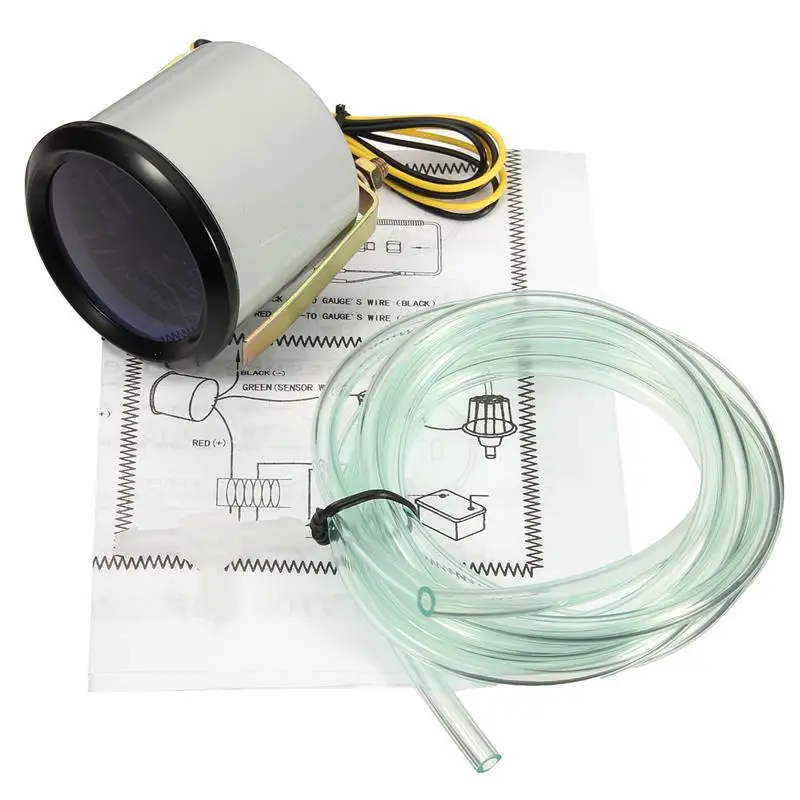 DRAGON GAUGE 52 мм 35 PSI турбонаддув механический дымовой объектив Белый светодиодный|lens