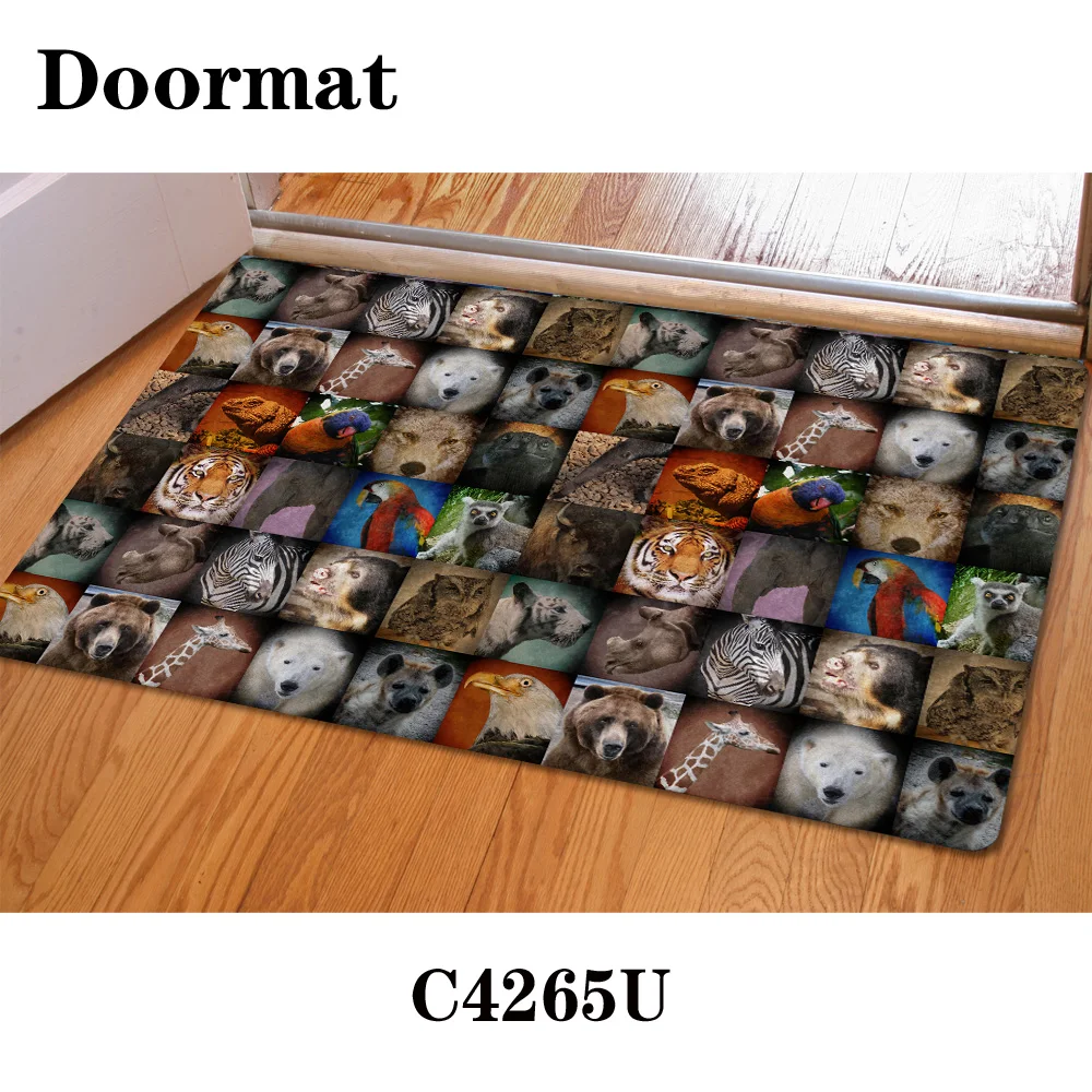 Новинка домашний Коврик-пазл HUGSIDEA с животными кошками собаками милый коврик 3D
