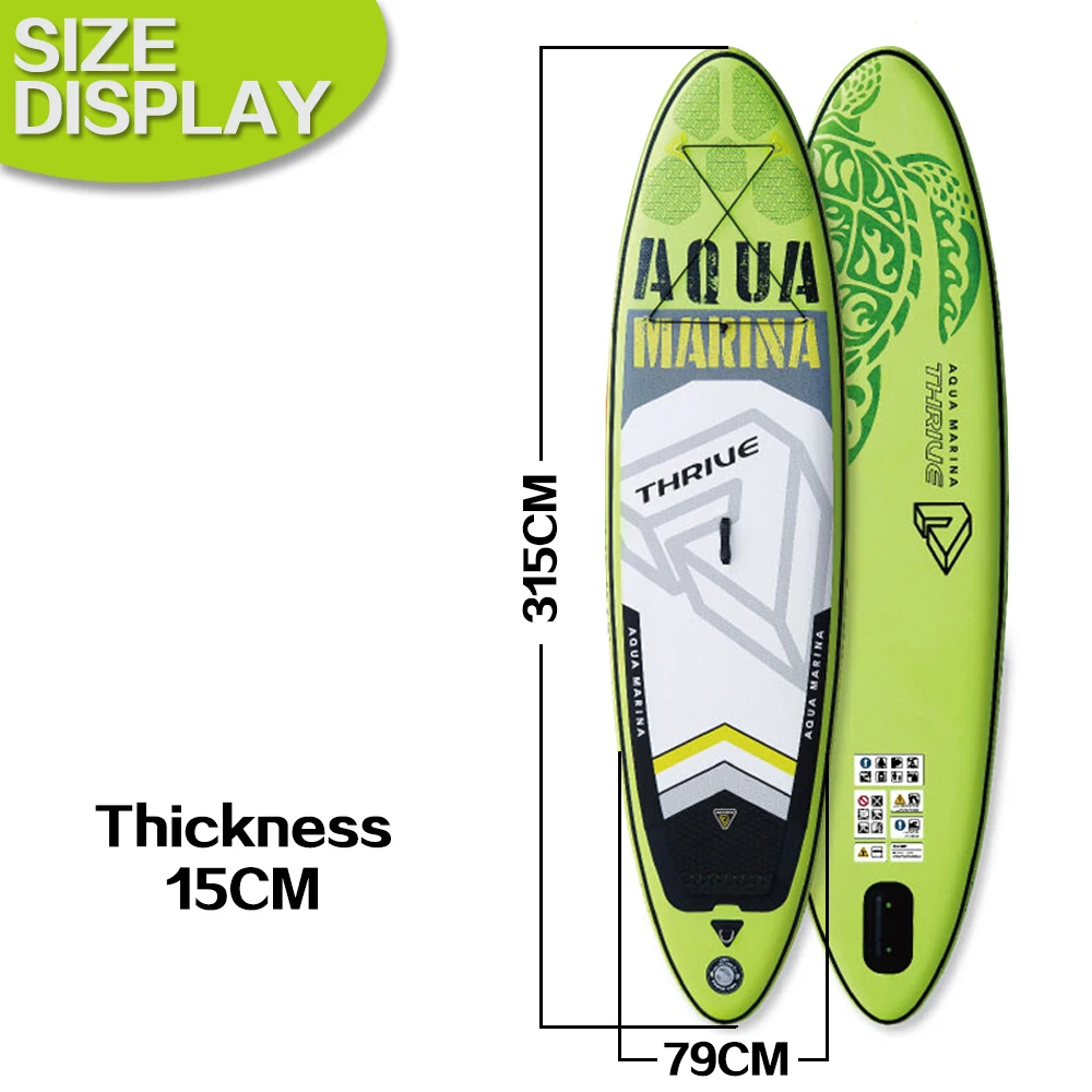 Процветающий 3 15 м/15 см sinflating Sand Up SUP Paddle Board с переносным рюкзаком/воздушным